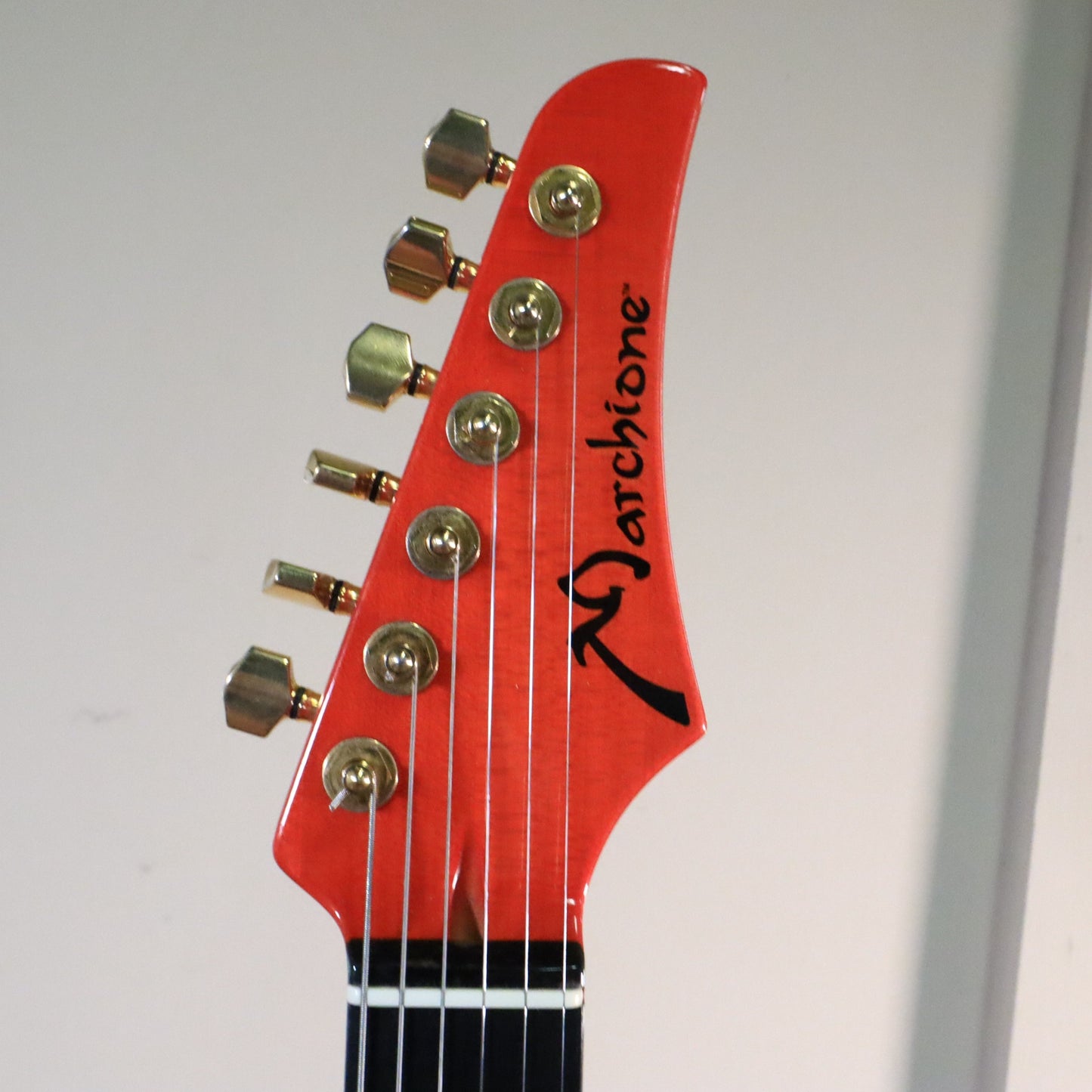 2011 Marchione Neck-Through Electric Guitar Transparent Red