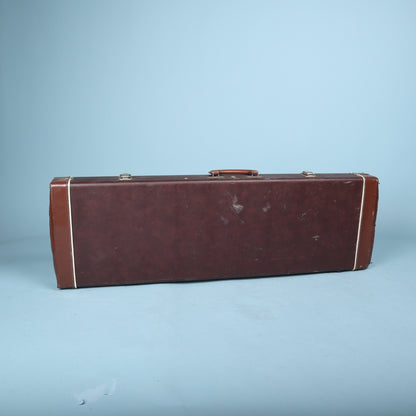Quest Vintage Hardshell Electric Mini Guitar Case Brown Tolex