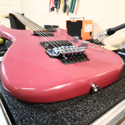 Westone Japan Superstrat in Magenta Reverse Headstock