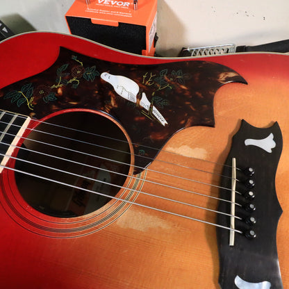 1977 Gibson Dove Custom Cherry Sunburst Acoustic Electric