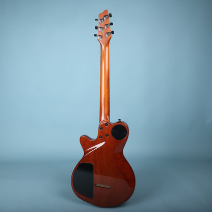 Godin LGX Trans Amber Quilt Made in Canada Electric Guitar