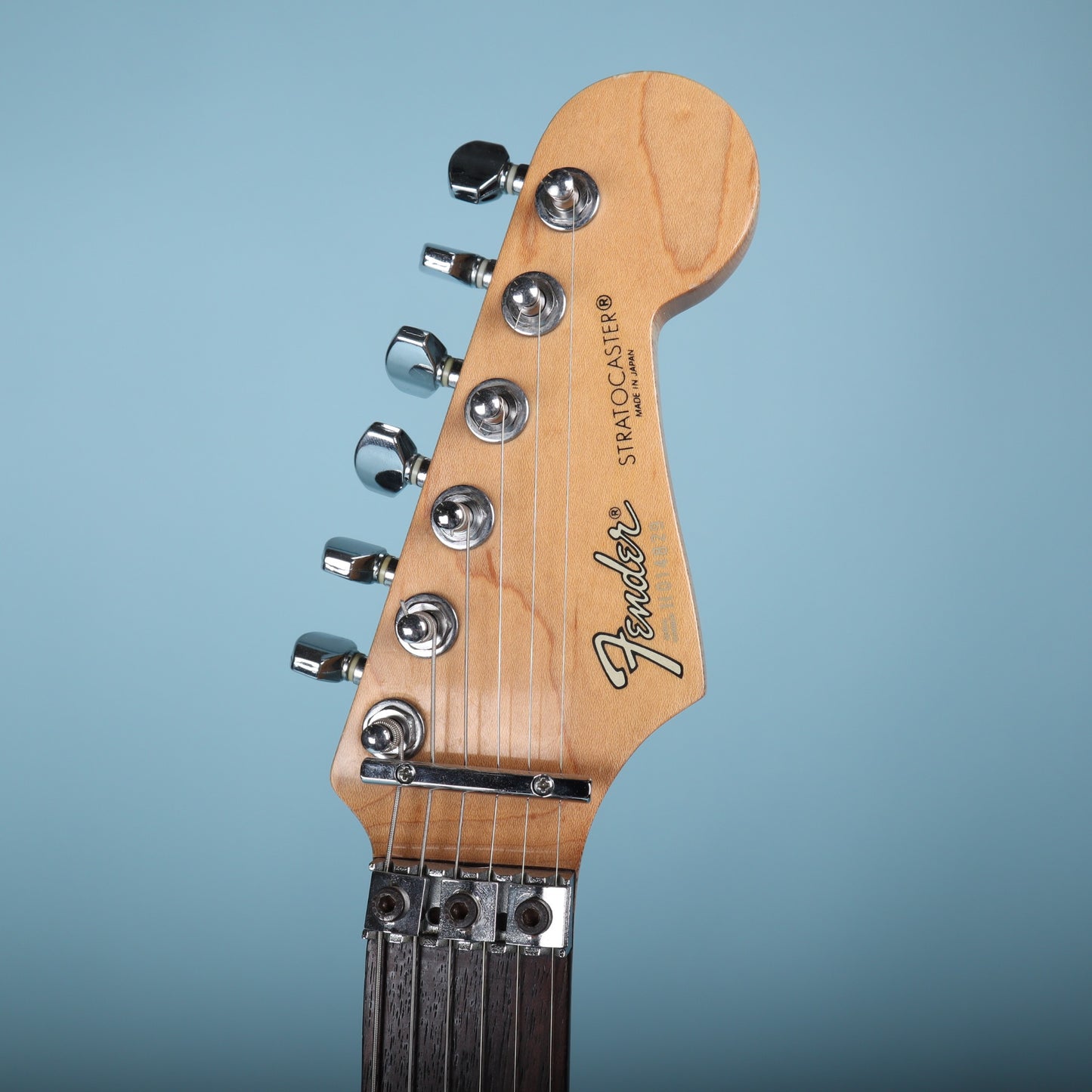 1989 Fender MIJ Stratocaster Black Flake Floating Tremolo