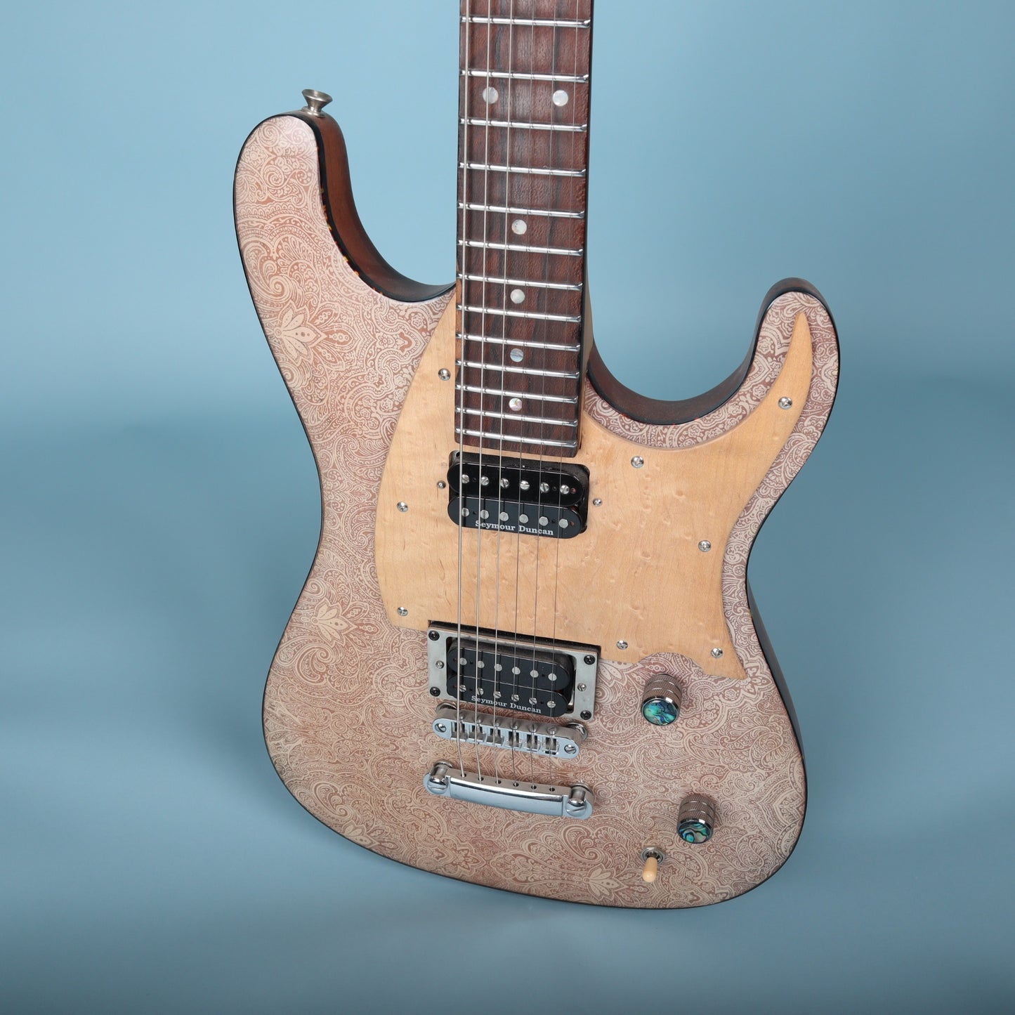 Wanderkauven Custom Shop White Paisley Electric Guitar