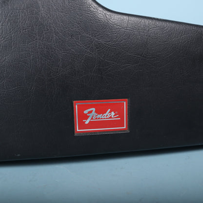 1990's Fender USA Red Logo Label MOLDED HARDSHELL CASE Stratocaster Telecaster