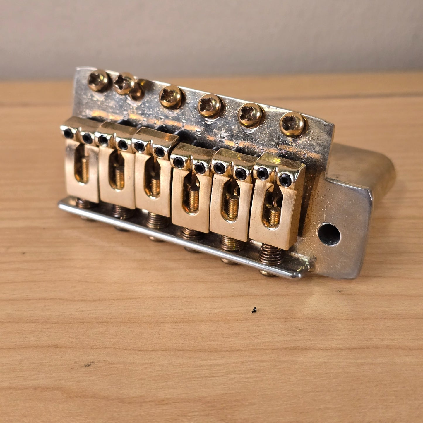 Vintage Japan S.T.C Strat Tremolo Bridge Ibanez Greco Tokai Fernandes GOLD 70s