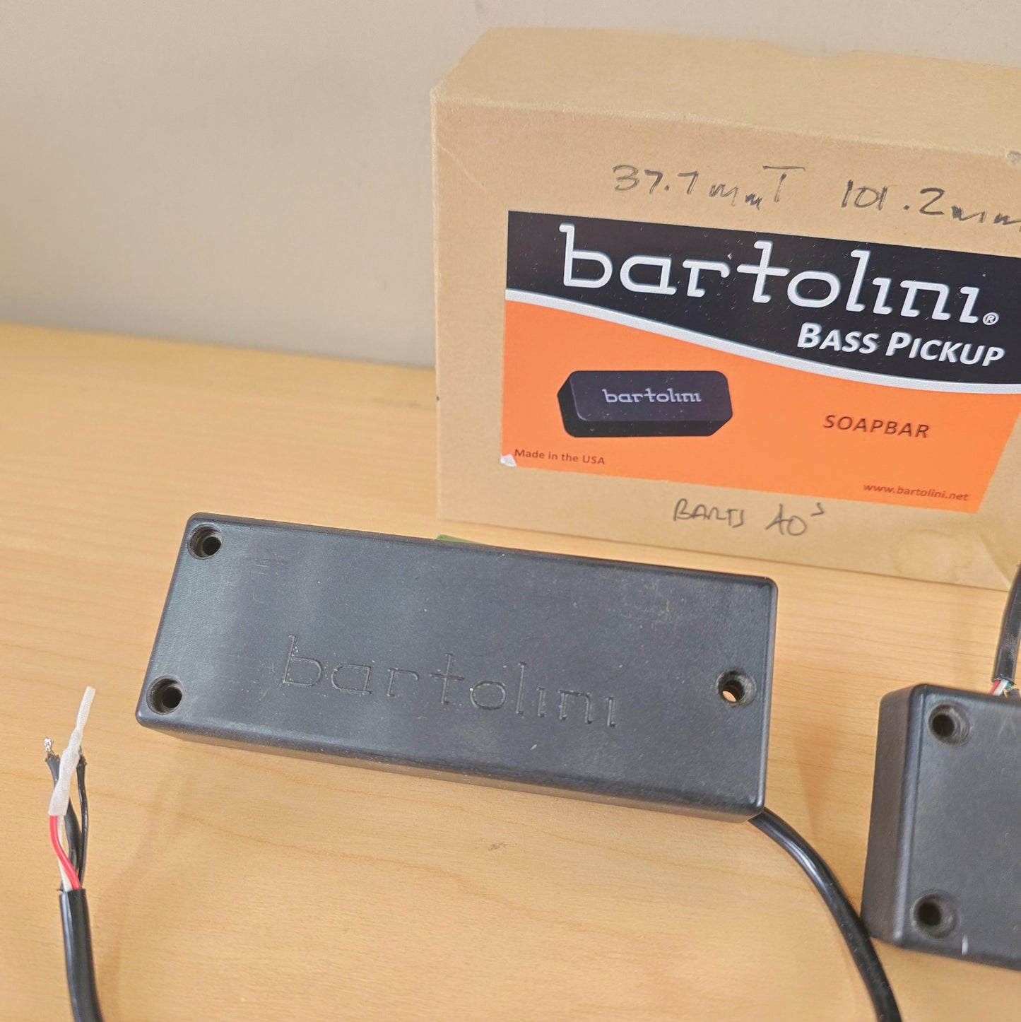 Bartolini 72M45C-B 72M45C-T Soapbar 5 String Bass Pickup Set