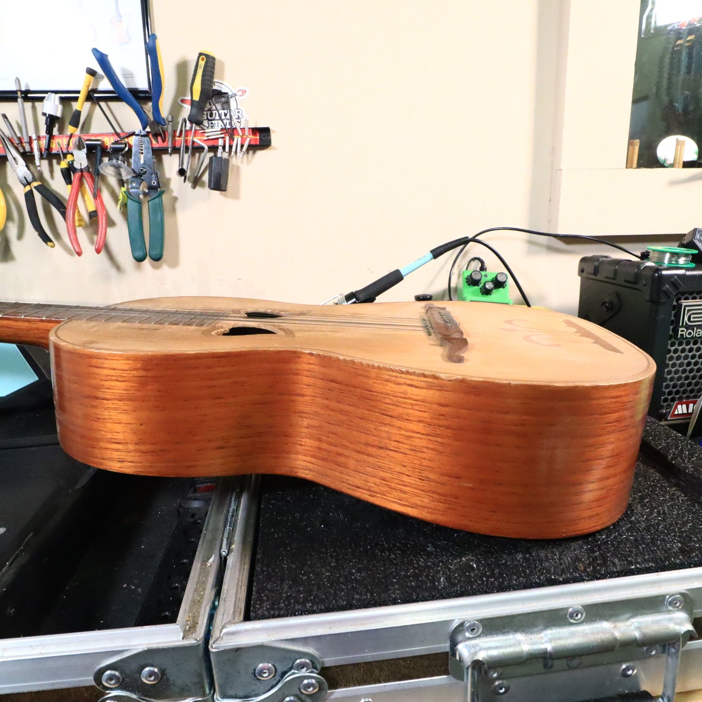 A.M. Rose Vintage 10-String Portuguese Viola Da Terra Hearts