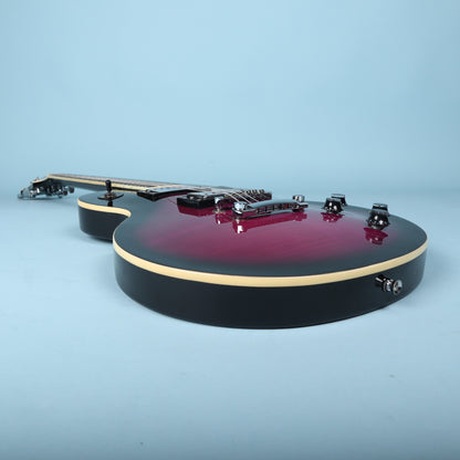 Oscar Schmidt by Washburn OE20 Single Cut LP Purple Burst Electric Guitar