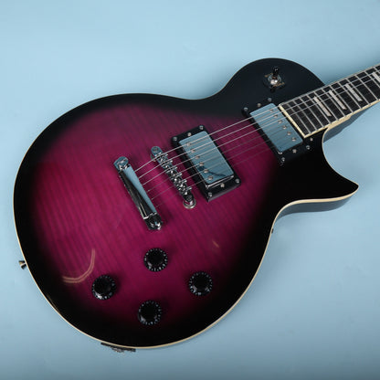Oscar Schmidt by Washburn OE20 Single Cut LP Purple Burst Electric Guitar