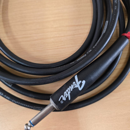 (2) Lot Fender 10ft Whirlwind Accusonic+1 1/4" TS Instrument Cables Pair