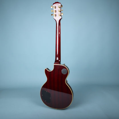 Full rear view of 2017 Epiphone Les Paul Custom electric guitar