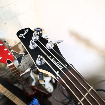 Fender MB-4 Modern Bass Chrome Red Made in Japan MIJ 32" Medium-Scale
