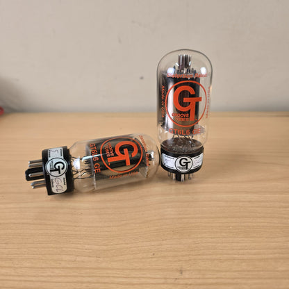 Groove Tubes GT6L6 GE Matched Set Pair 6L6 Vacuum Tubes Made USA