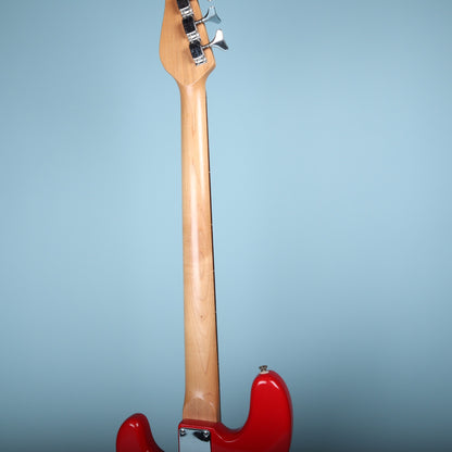 Memphis Precision Style Electric Bass Guitar Red Maple Neck