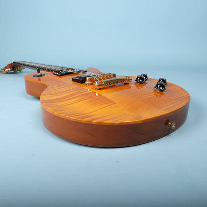 1992 Gibson Les Paul Lite Amber Flamed Electric Guitar