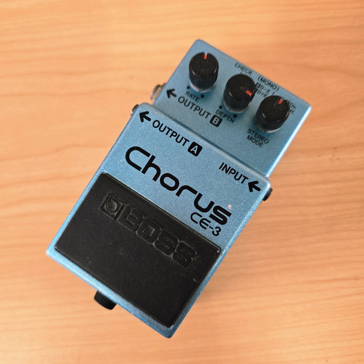 Vintage 1985 Boss CE-3 Chorus Pedal Made in Japan Black Label