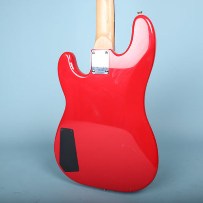 Memphis Precision Style Electric Bass Guitar Red Maple Neck