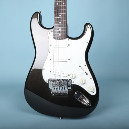 1989 Fender MIJ Stratocaster Black Flake Floating Tremolo