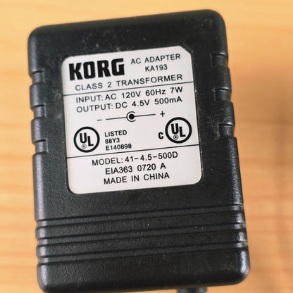 Korg KA193 4.5V AC Power Adapter Pandora PX Series AX