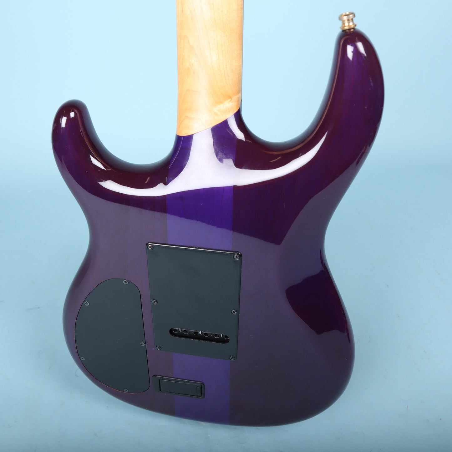 Carvin DC400T Purple Quilt Maple Neck Through Electric Guitar USA