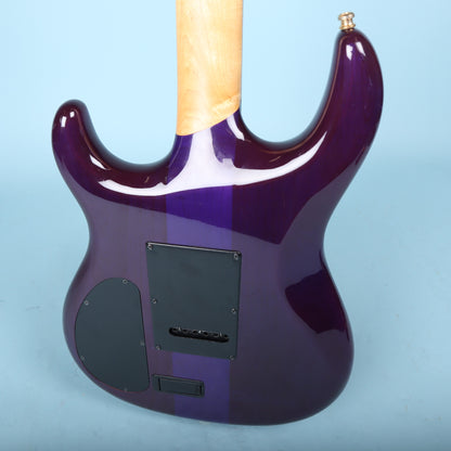 Carvin DC400T Purple Quilt Maple Neck Through Electric Guitar USA