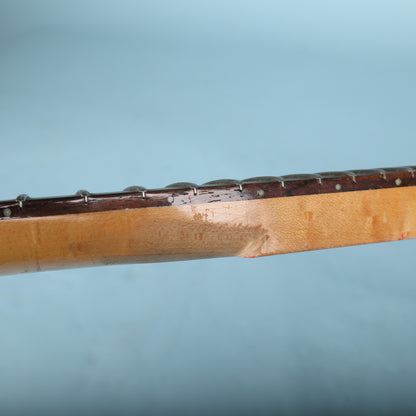 1980's Warmoth Birdseye Maple Explorer Guitar Neck Rosewood Floyd Rose Prep