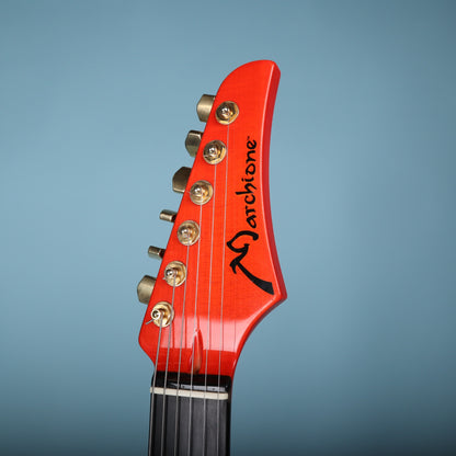 2011 Marchione Neck-Through Electric Guitar Transparent Red