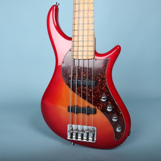Pedulla Rapture 5-String Bass Guitar Red Sunburst