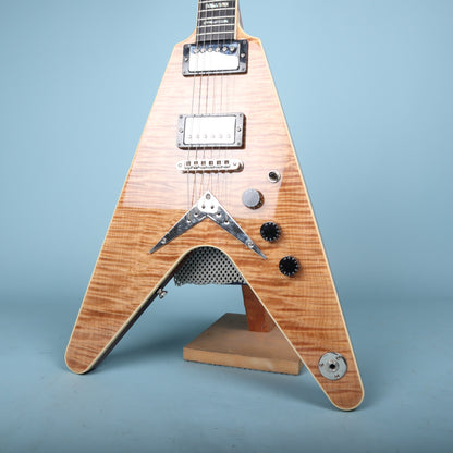 2003 Dean USA V Flame Maple Top Electric Guitar Mahogany Neck