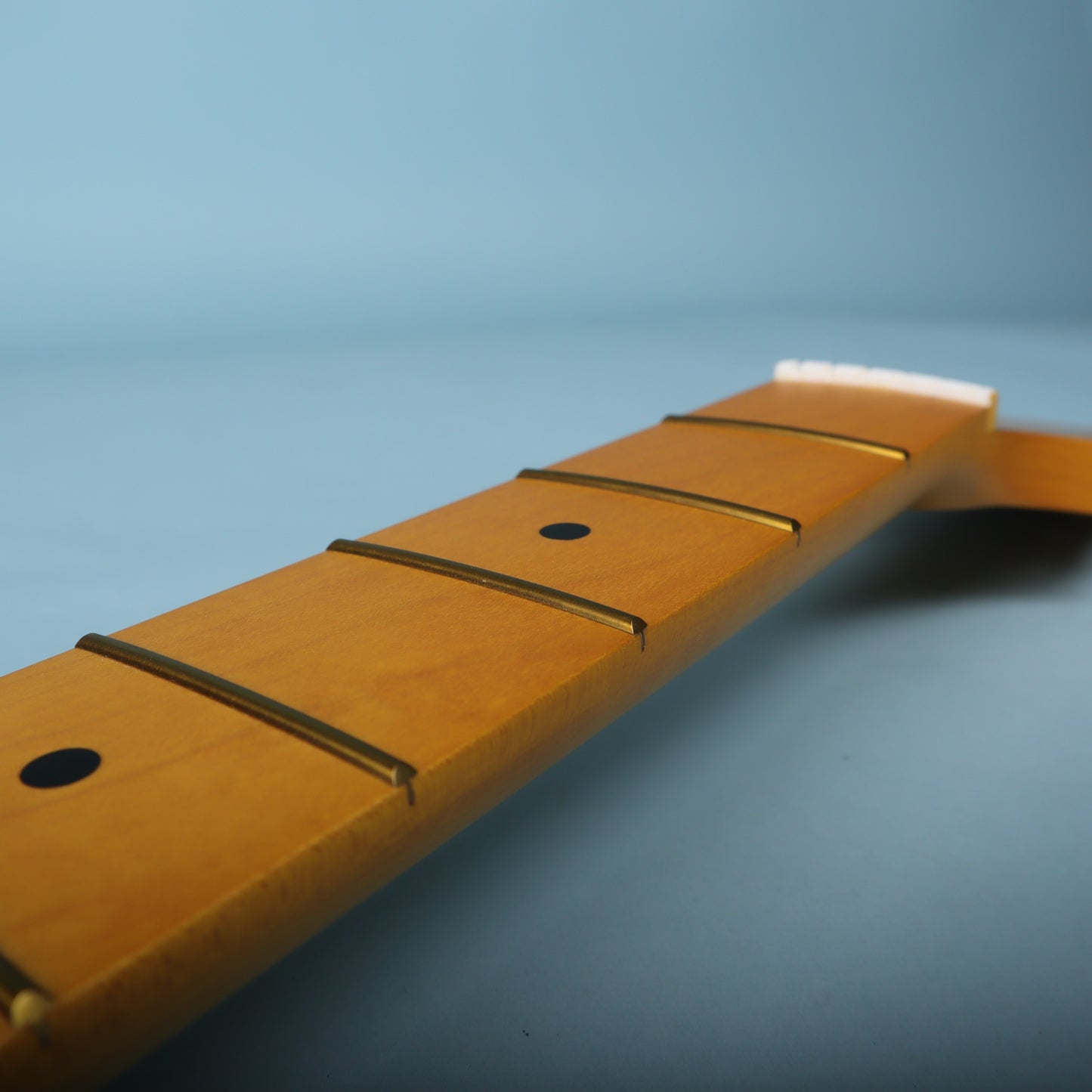 Warmoth V-Style Replacement Baritone Electric Guitar Neck Maple 28" Scale Length