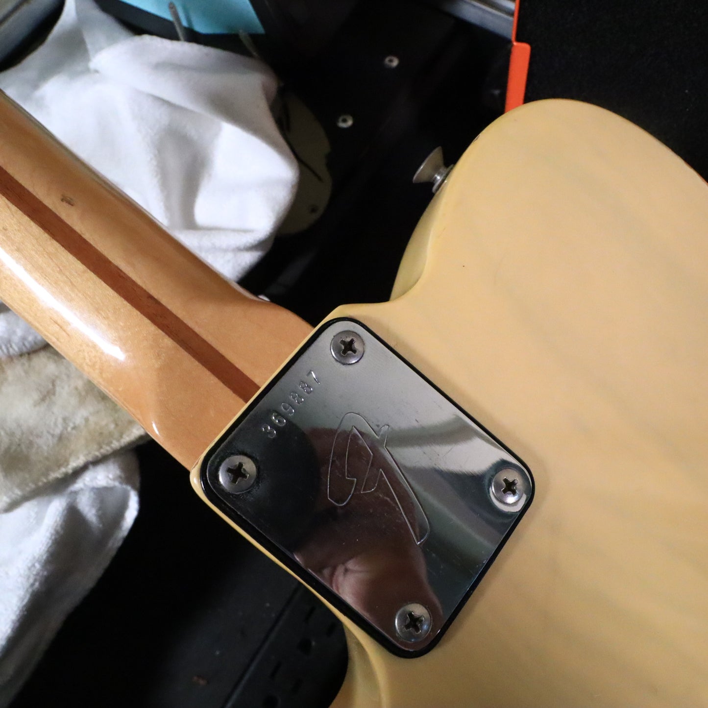 Vintage 1973 Fender Telecaster Electric Guitar Blonde Finish Maple