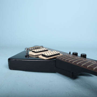 1980's Silver Street Cobra Electric Guitar Black Triangle