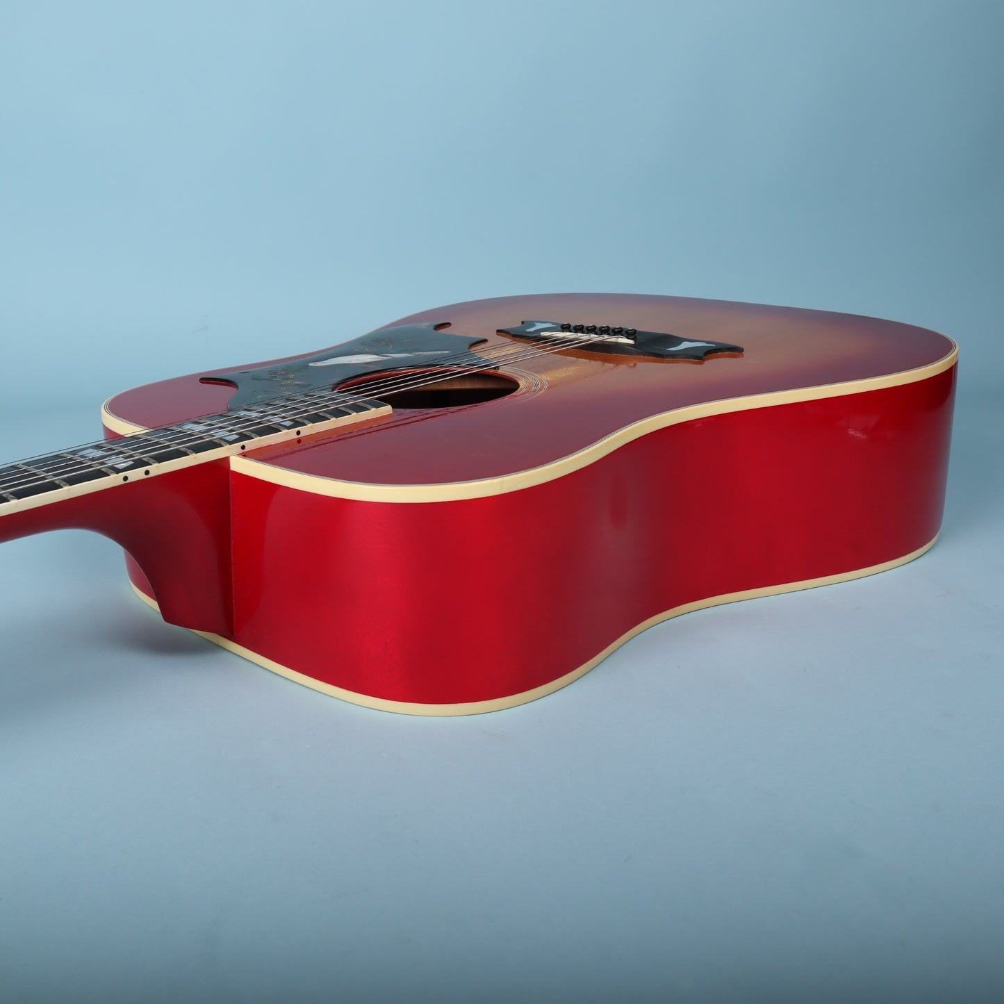 1977 Gibson Dove Custom Cherry Sunburst Acoustic Electric