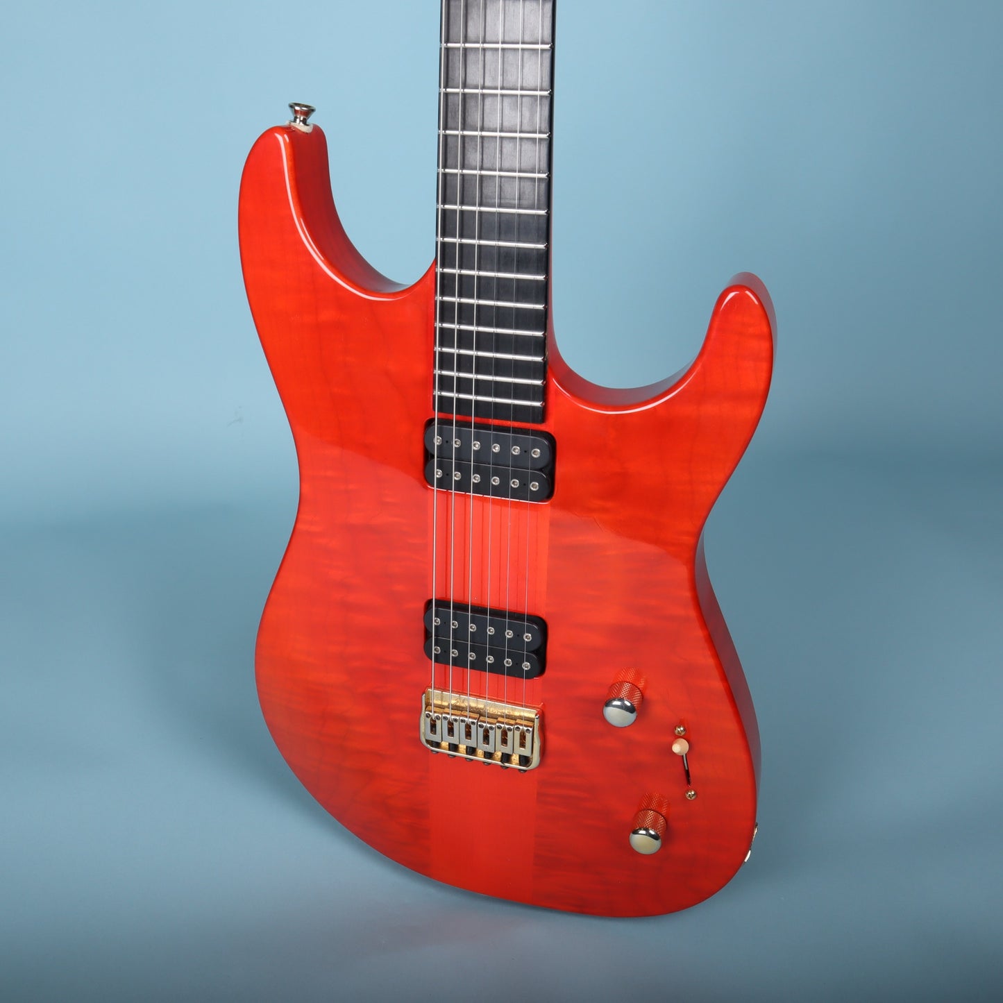 2011 Marchione Neck-Through Electric Guitar Transparent Red