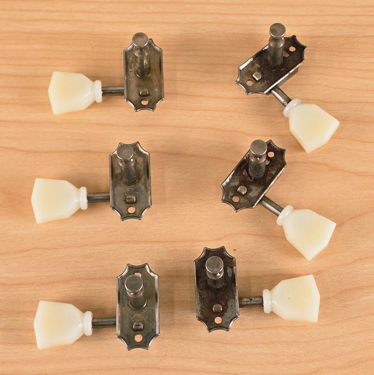 Kluson Deluxe Aged 3x3 Tuning Tulip Machines for Gibson
