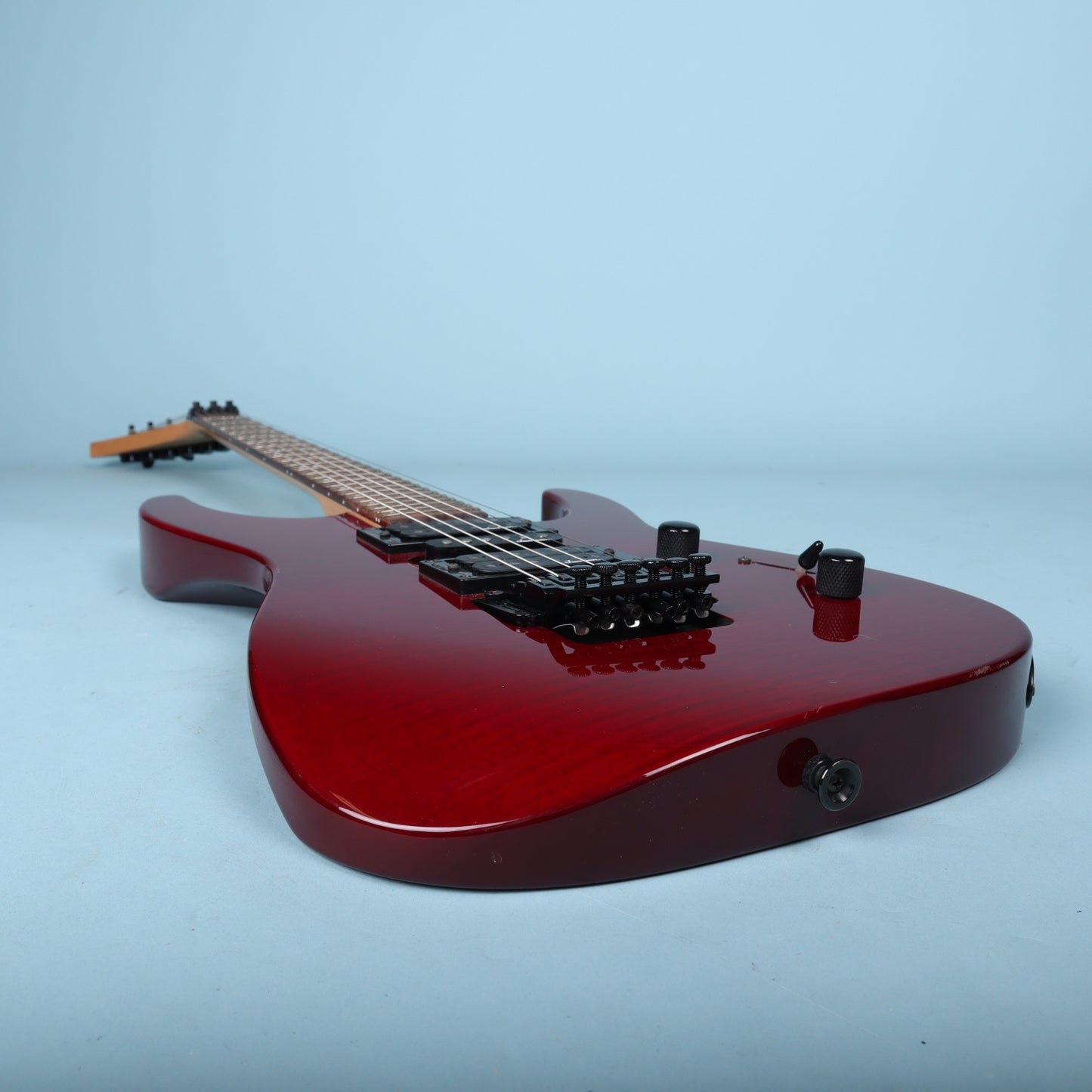 1996 Jackson Performer PS-4 HSH Electric Guitar Trans Red