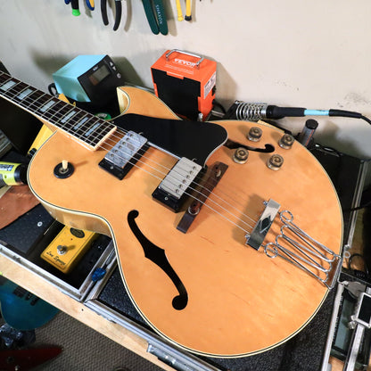 1981 Ibanez FA-100 Hollowbody Electric Guitar Natural