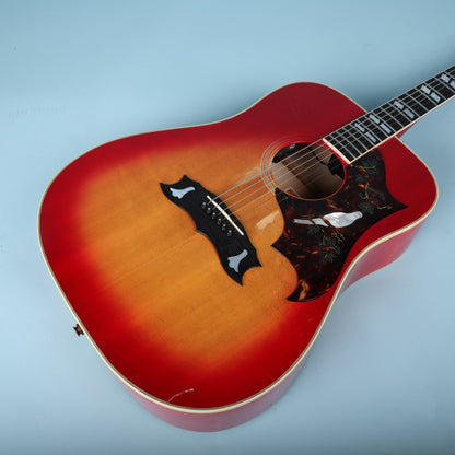 1977 Gibson Dove Custom Cherry Sunburst Acoustic Electric