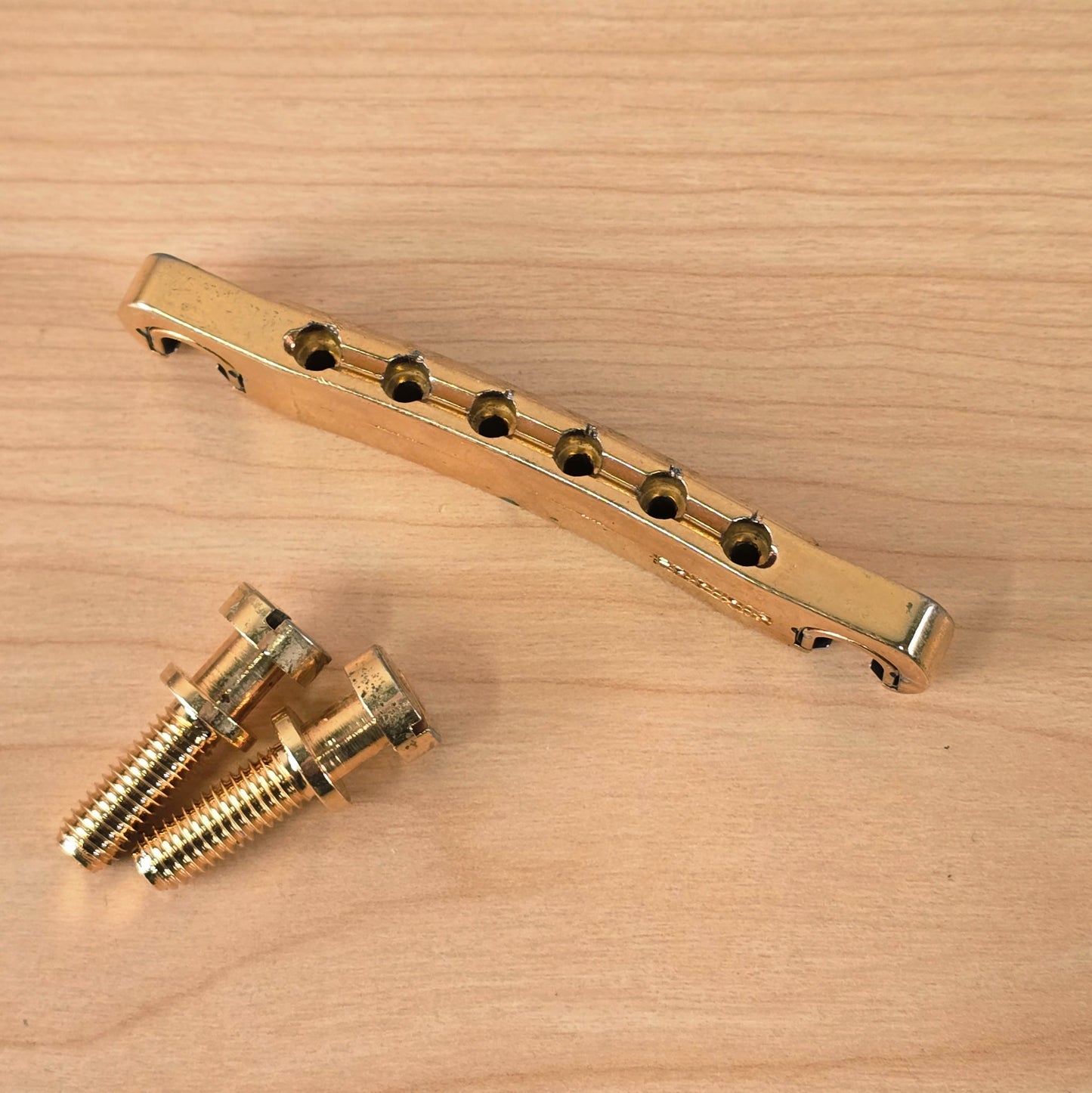 Epiphone LockTone Tune-o-matic Tailpiece Gold Patina Relic