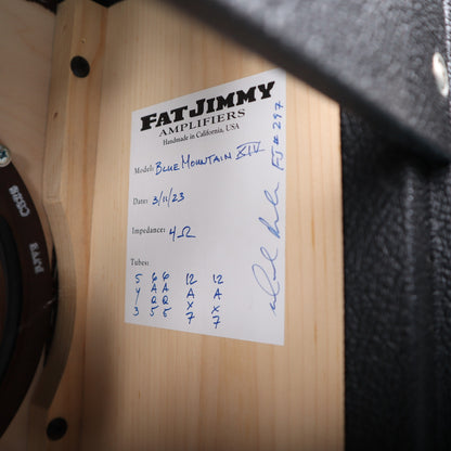 2023 Fat Jimmy Blue Mountain "Bob Weir"  XIV 2x8 Tube Combo Amp