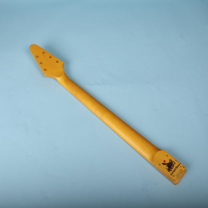 Warmoth V-Style Replacement Baritone Electric Guitar Neck Maple 28" Scale Length