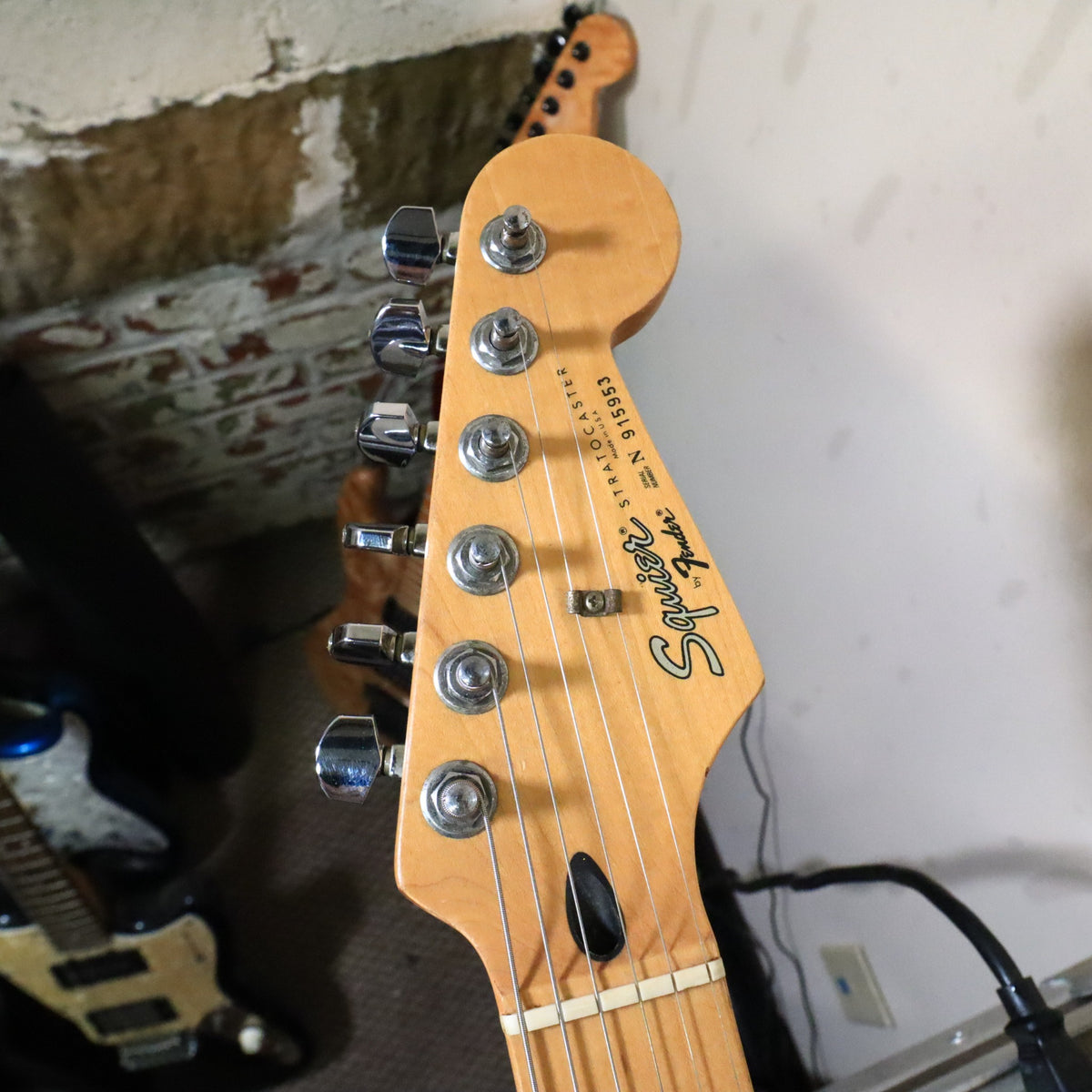 Workbench headstock view under direct lighting
