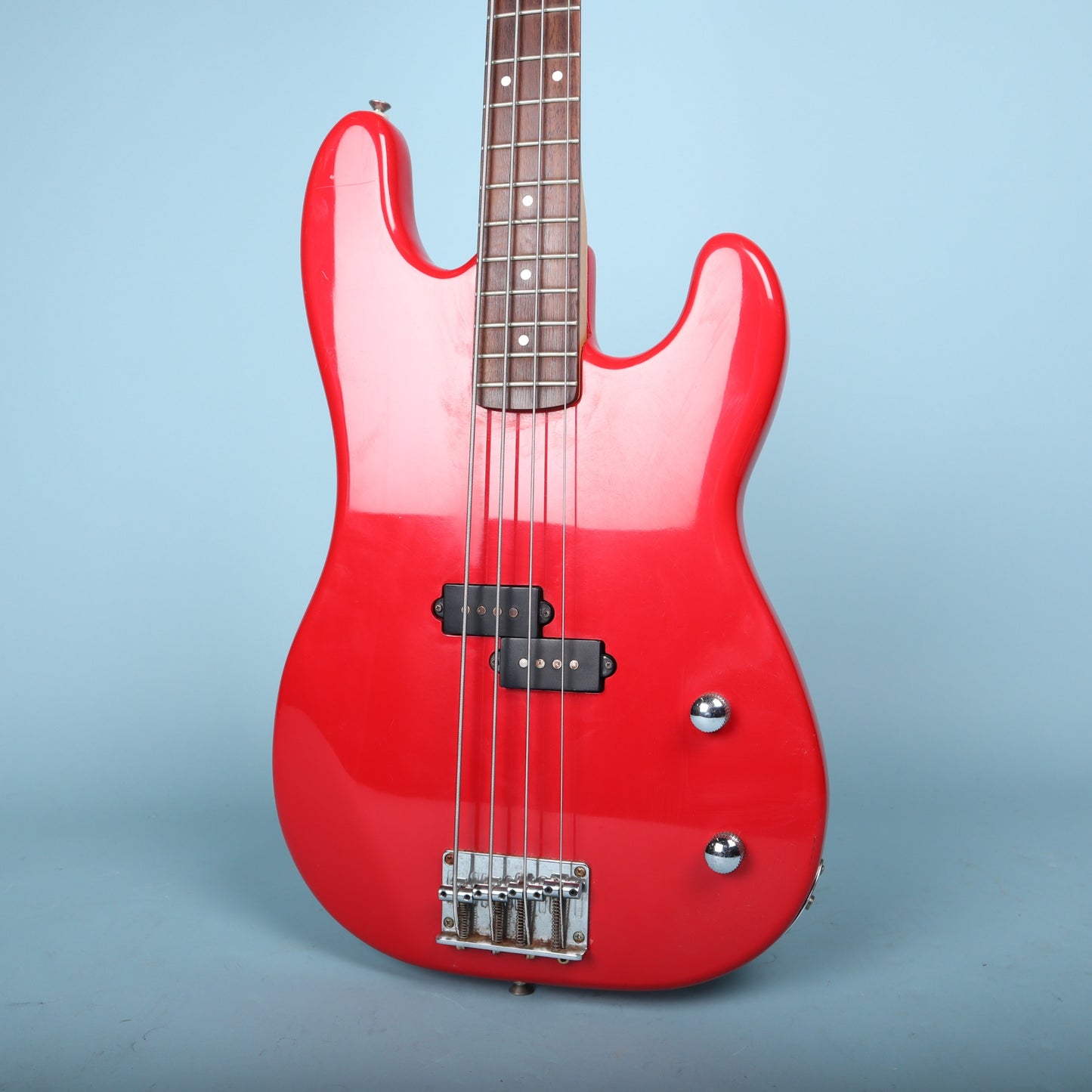 Memphis Precision Style Electric Bass Guitar Red Maple Neck