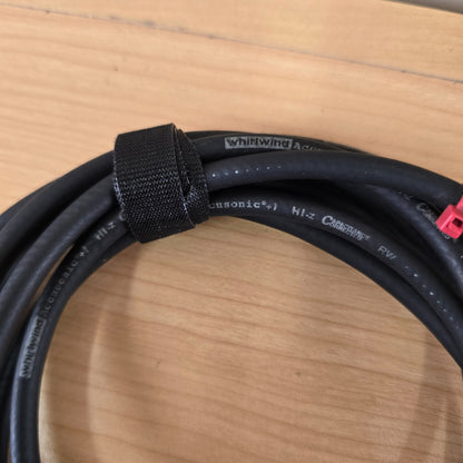(2) Lot Fender 10ft Whirlwind Accusonic+1 1/4" TS Instrument Cables Pair