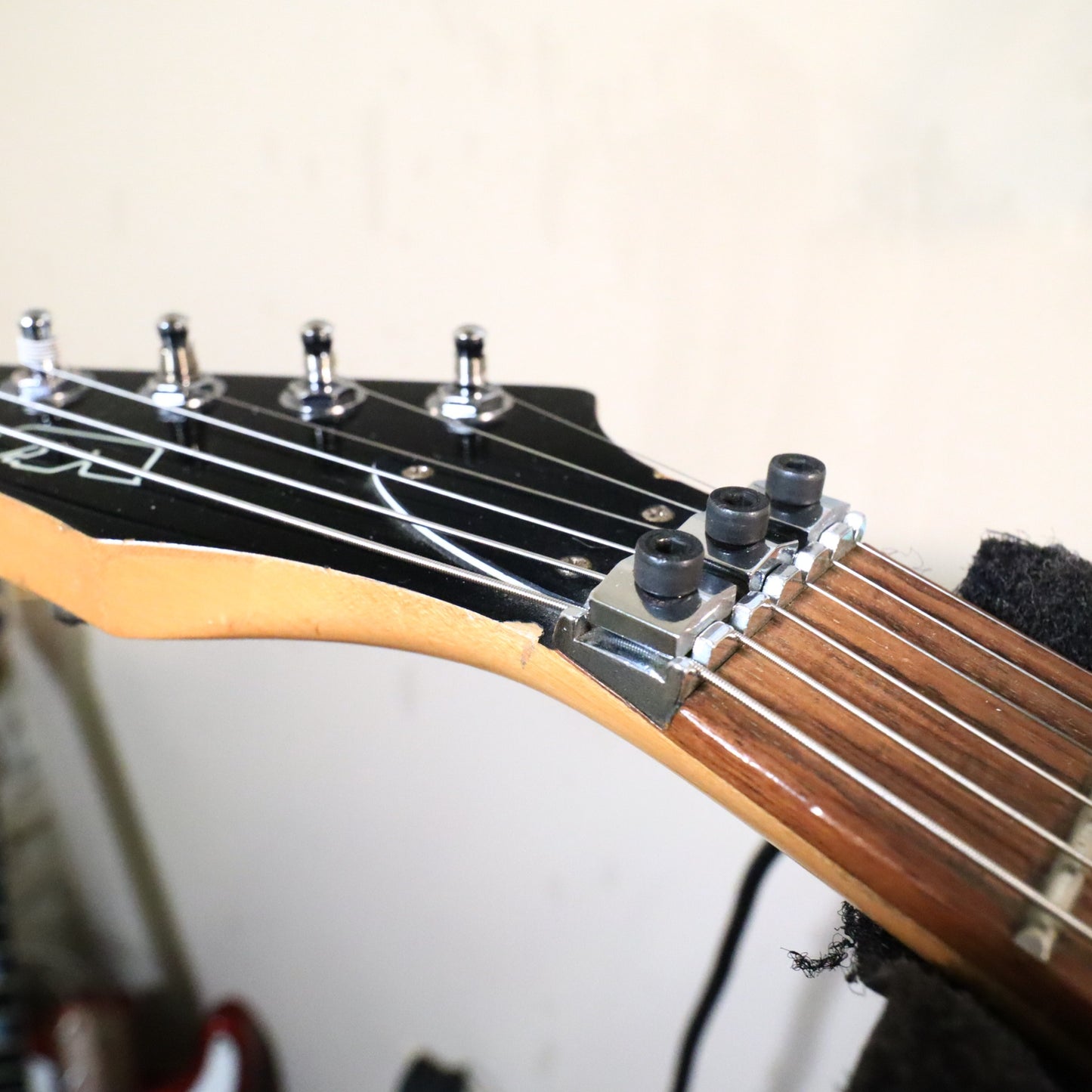 Westone Japan Superstrat in Magenta Reverse Headstock