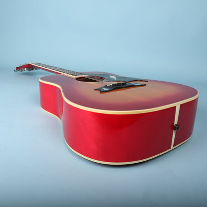 1977 Gibson Dove Custom Cherry Sunburst Acoustic Electric