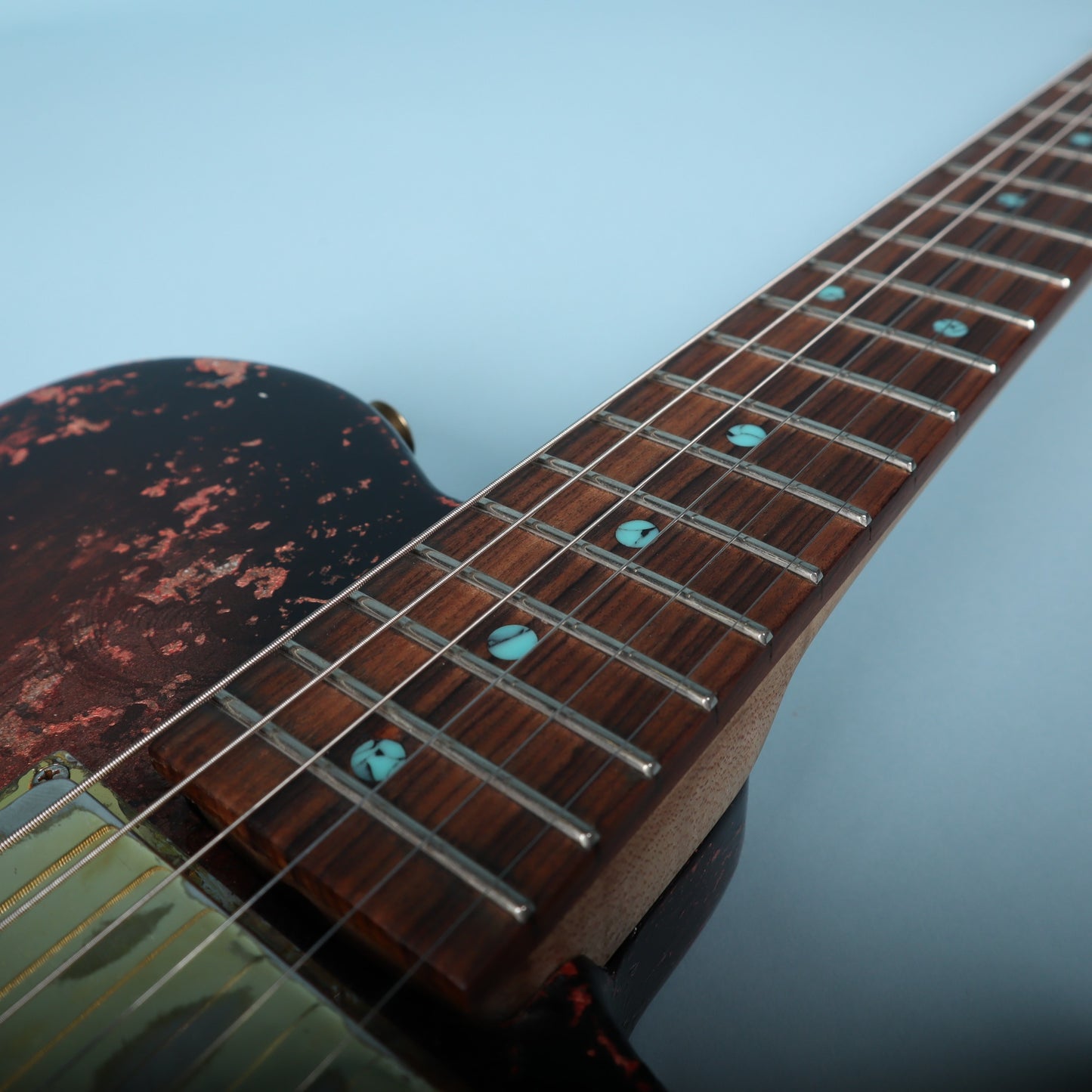 Wanderkauven Custom Shop Archangel T-Style Copper Leaf Flame Maple Neck