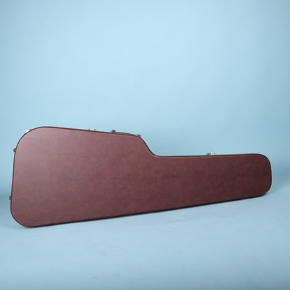 Front exterior of the brown textured Ibanez AH-10 Allan Holdsworth Roadstar guitar case.