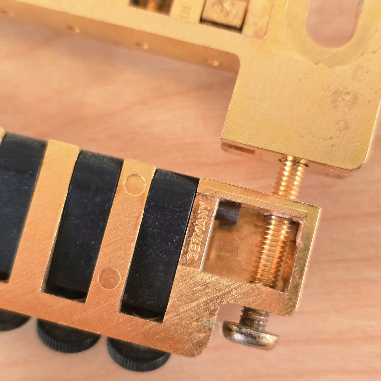 RARE Schaller 456 Gibson LP SG Fine Tuning Bridge Tailpiece Gold Iommi Old Boy