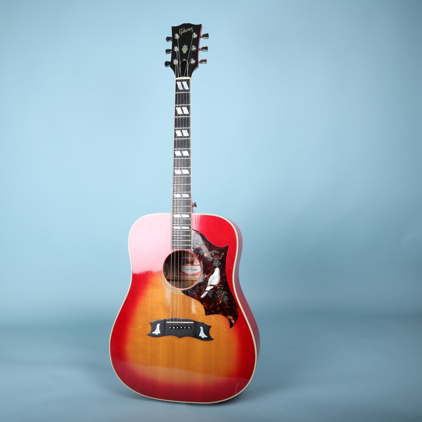 1977 Gibson Dove Custom Cherry Sunburst Acoustic Electric